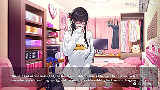 He Rubs My Cock with His Clit on the Bed // Vlover Game #5 All Scenes