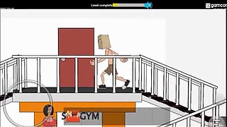 Fuckerman Sex Gym: Indian Curvy Anal Blowjob Adventure