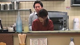 The magic restaurant with Kyoka Makimura and Sakura Aoi fucking men