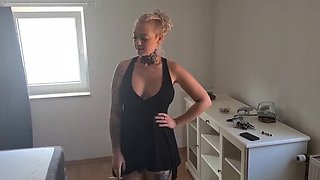 Hot German Teen Landlord's Daughter Pays Debt With Doggy Sex & Deep Throat