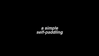 A Simple Self-paddling
