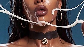 Sophie and Jake Sex in Bukkake Party. Blonde Curvy Woman with Big Tits, Big Dick, Creampie, Cumshot, Gangbang, Bukkake