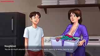 Summertime Saga 05 by Darkcookie - Hot MILF Needs Massage From Horny Pervert Tenant