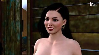 Savita Bhabhi's steamy bathroom sex with brother-in-law - big tits and doggy style