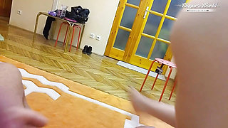 Slender Zazie Skymm very satisfied getting drilled