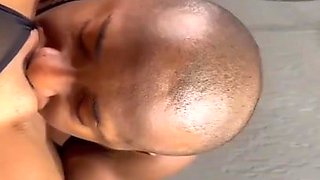 Ebony hot babe sucks BBC