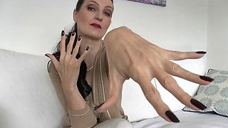 Long, Elegant Fingernails, Sexy Wrist, JOI Lady Victoria Valente