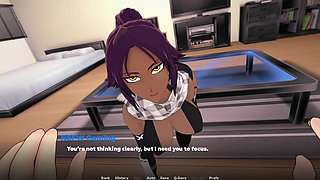 Dream Corruption V.1 Yoruichi - Love Scene (handjob & Facial)