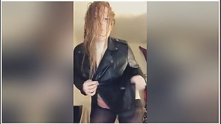 Dancing For The Camera In A Pink Thong