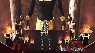 Anubis and Egypt's cartoon dirt by 3DXPassion