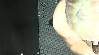 Busty milf Max enjoys 1st glory hole POV