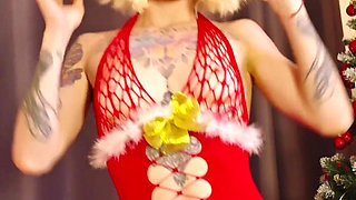 Unwrap Your Sexy Christmas Bunny Under the Tree