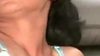 Hairy pussy fucking in dogging position in the car