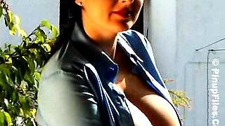 Leann amateur beautiful brunette with big boobs