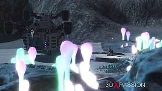Doggystyle smut with harmonious best girl from 3DXPassion