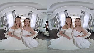 Karina King, Lily Blossom VR Porn: The Brides Are Ready - VirtualTaboo