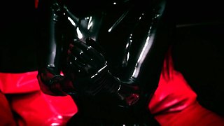 Sharon nylons fetish rubber toy masturbation movie