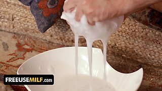 Aphrodite, the queen of love (rachel), trains her apprentice, thalia, about the intensity of passion