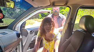 Couple Goes Camping on Halloween and His Wife Ends up Being Fucked by Monster