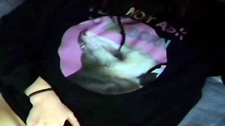 Stacked brunette goes solo toys and masturbation