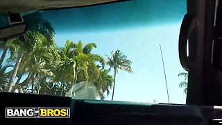 Bangbros - cutie ada lyn gets picked up, paid, and screwed by sheem for a kinky bus escapade