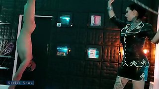 Hot German Mistress Alessa Milano Whipping Slave Hard - BDSM Femdom Punishment Part 2