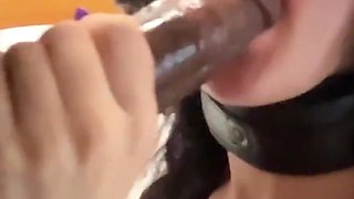 Petite Bimbo Snowbunny Gets Leashed, Walked and Fucked by BBC Bully. Cuck Films