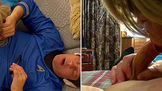 Star Trek’s Tos Granny Nurse Chapel: Pon Farr Cocksucking, Dildo Play & Two Position Fuck