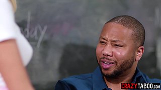 Naughty student Emma Hix fucks teacher