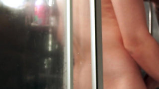 Maid Strips Naked Cleaning Shower - Boss Joins for Wet Rough Fuck!