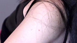 Stepsister Sneaks Into Huge Stepbrother's Room and Disturbs Him. She Sucks His Dick and Gets Taught a Lesson!