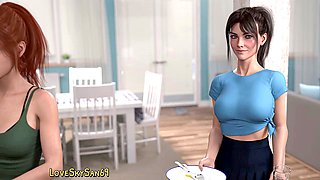 Hentai goddess Loveskysan69real devours pussy in animated adventures