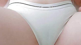 putting a dropper inside her innie and innocent pussy