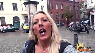 PublicSexDate - BLONDE LESBIAN BABES LENA NITRO AND LANA VEGAS FIRST DATE PUSSY EATING: Porn