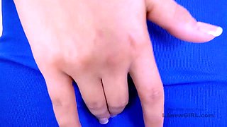 Sweet girl banged after licking his arse in studio