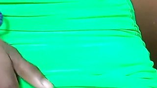 Slapping Fingering Rubbing My Hairy Black Pink Pussy