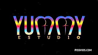 Colombian Pornstar Brittant Taylor getting oiled up before been