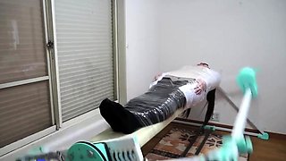 Machine Mummification self Bondage