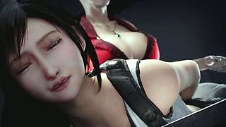 Scarlet x Tifa - Kissing loop