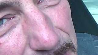 Sexy chubby blonde picked up and anally fucked outdoor