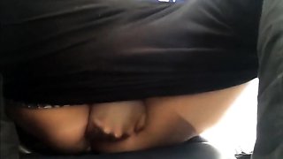 Public Masturbation with a Butt Plug