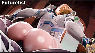 Kiriko Deepthroats the Fuck Out of a Hard Cock While She Gets Her Bald Pussy Sucked on, Fat Ass Emma Frost Anal Fucked by Venom