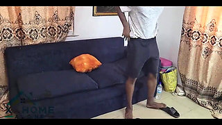 Fine Ass Sexy Petite Caught Her Neighbour While He Masturbate and Seduces Him Into Sex