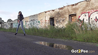 Skipping To Pee by Got 2 Pee where girls come to piss