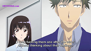 Wet Surprise During the Movie: I Couldn't Stop Moaning in the Back Row(Anime Hentai) Eng Sub