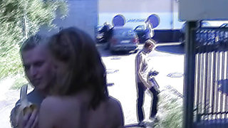 Beautiful German doll fucked in the various public places