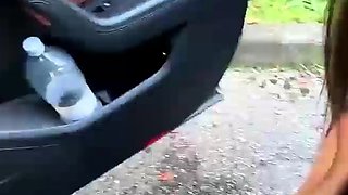 Hot Italian slut take hard anal and pussy pounding outdoor l