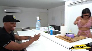 Colombiana ft. Sheila Ortega: Big Tits, Blowjob  Brunette Porn