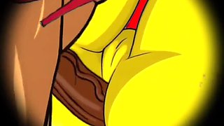 The Simpsons Porn Parody: Sexy Cheating Wife Marge Lets a Black Dude Fuck Her In The Public Toilet