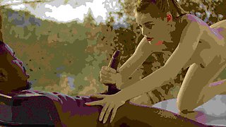 Big tit amateur sucks and tit fucks a big cock